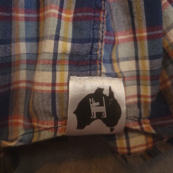 Mambo Australia Mens Shirt Western Pearl Snap Long Sleeve Pockets Plaid Multi XL - Picture 8 of 13